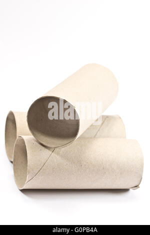 Cardboard toilet roll tubes Cut Out Stock Images & Pictures - Alamy