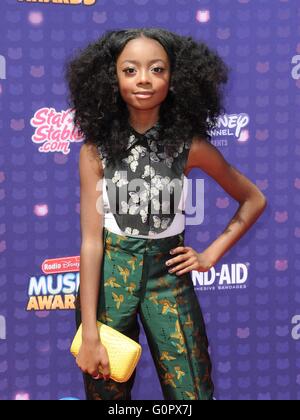 Los Angeles, CA, USA. 30th Apr, 2016. Skai Jackson at arrivals for 2016 Radio Disney Music Awards - Part 2, Microsoft Theater, Los Angeles, CA April 30, 2016. © Dee Cercone/Everett Collection/Alamy Live News Stock Photo