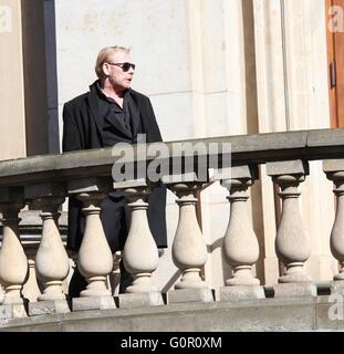 Funeral service of german director Carlo Rola at Franzoesischer Dom - Departures  Featuring: Ben Becker Where: Berlin, Germany When: 02 Apr 2016 Stock Photo