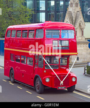 Famous London's Double Decker on the street Stock Photo