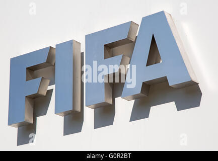 ZURICH - APRIL 10: Headquarter of FIFA international football (soccer) association on April 10, 2016 in Zurich, Switzerland. FIF Stock Photo