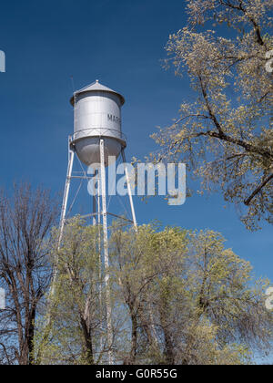 Water tower, Marfa, Texas. Stock Photo