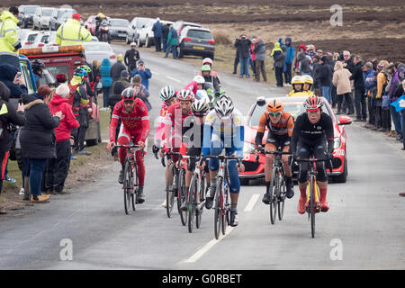 Tour de Yorkshire 2016, Stage 3, Blakey North Yorkshire Stock Photo