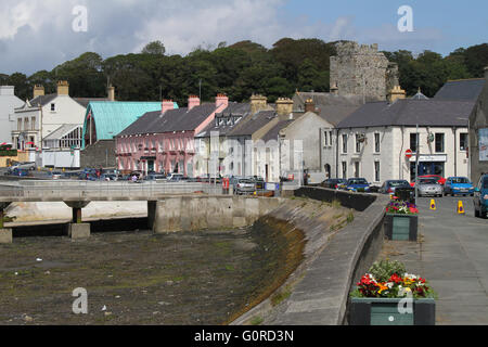 The seaside village of Portaferry on Strangford Lough, County  Down Northern Ireland. Stock Photo