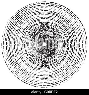 Grunge Rings Texture Stock Vector
