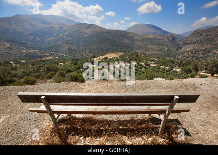 Landscape in Amari valley. Crete. Greece. Horizontal Stock Photo