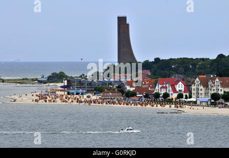 Laboe Naval Memorial, Baltic Sea, Laboe, Bay of Kiel, Schleswig-Holstein, Germany Stock Photo