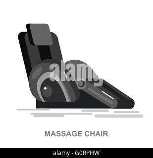 Massage chair Vector detailed Stock Vector