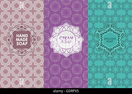 set of templates packaging Stock Vector