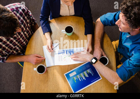 Businesspeople having a meeting Stock Photo