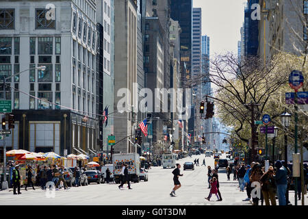 5th Avenue New York City Manhattan Stock Photo