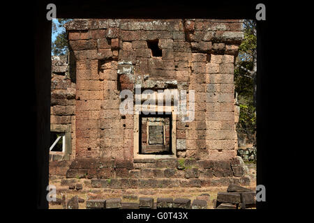 Suor Prat towers, Angkor Thom (12th century temple complex), Angkor World Heritage Site, Siem Reap, Cambodia Stock Photo