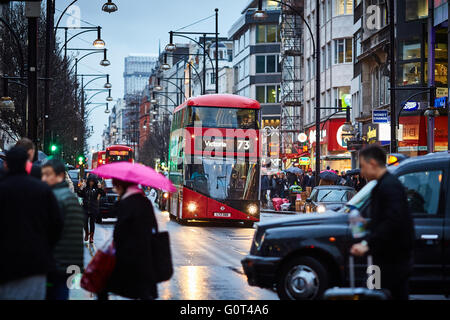 Oxford Street Transport transporter transportation transported traveling getting about by on going  commuter commuting  commuter Stock Photo