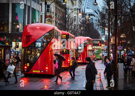 Oxford Street Transport transporter transportation transported traveling getting about by on going  commuter commuting  commuter Stock Photo