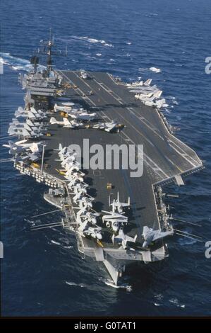 US Navy, John Kennedy aircraft carrier Stock Photo