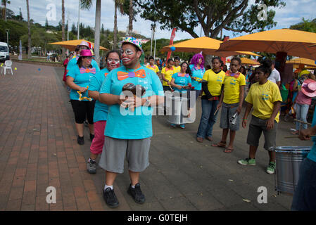 social awareness and participation fair to encourage and support inclusion and integration of people with disabilities. Noumea. Stock Photo