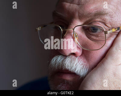 Close-up portrait of a mature man Stock Photo