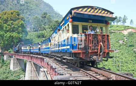 A Nilgiri Mountain Railway Steam Train Makes Progress Through The 