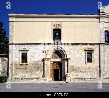 Italy Abruzzo Sulmona Cathedral of St. Panfilo Stock Photo