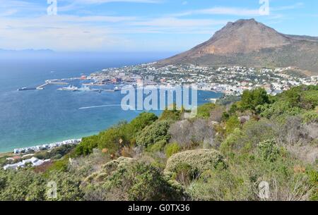 Simon's Town at the Western Cape in South Africa Stock Photo