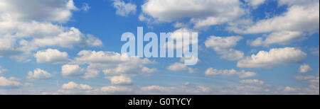 blue sky panorama - sky and clouds Stock Photo