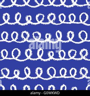 Seamless loops pattern Stock Vector