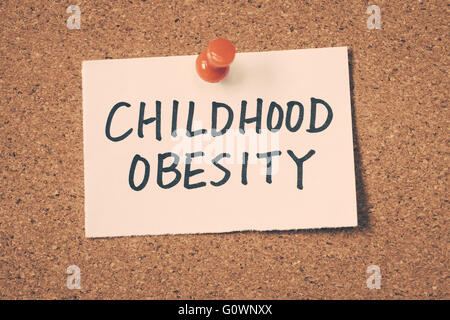 childhood obesity Stock Photo