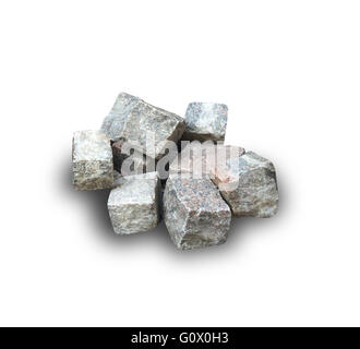 Bricks isolated on white Stock Photo