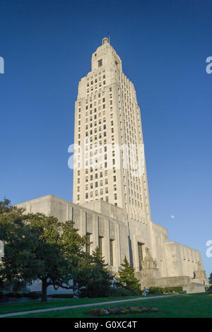 Louisiana State Capitol in Baton Rouge, LA Stock Photo