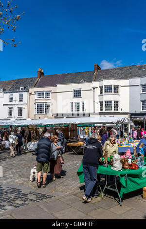 England Somerset Wells Market place Stock Photo