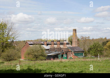 Twyford Waterworks part museum and part working pumping station.  It has been extracting, softening and suppling for 100 years. Stock Photo