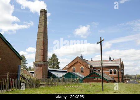 Twyford Waterworks part museum and part working pumping station. It has been extracting, softening and suppling for 100 years. Stock Photo