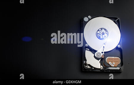 open hard drive Stock Photo