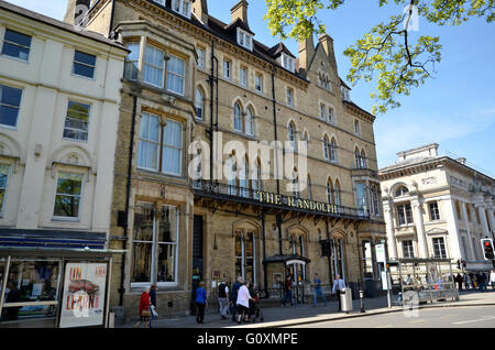 The Randolph Hotel on Magdalen Street in Oxford, England Stock Photo