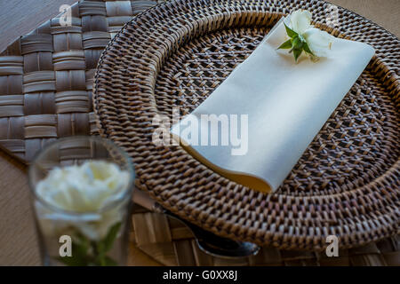Homemade sweet pastries with fruit, jam and croissants for breakfast Stock Photo