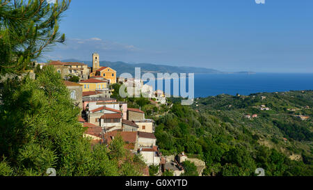 Pollica is a small village over the sea in Cilento, in the south of Italy. The origin is old, the way of life make known it. Stock Photo