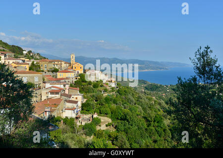 Pollica is a small village over the sea in Cilento, in the south of Italy. The origin is old, the way of life make known it. Stock Photo