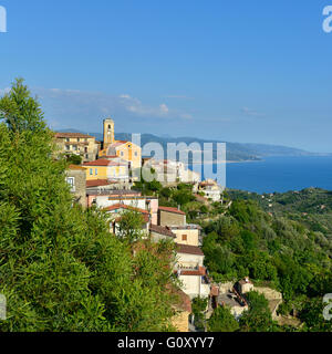 Pollica is a small village over the sea in Cilento, in the south of Italy. The origin is old, the way of life make known it. Stock Photo