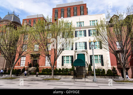 Lee House and Blair House, part of the President's Guest House, Pennsylvania Avenue, Washington DC Stock Photo