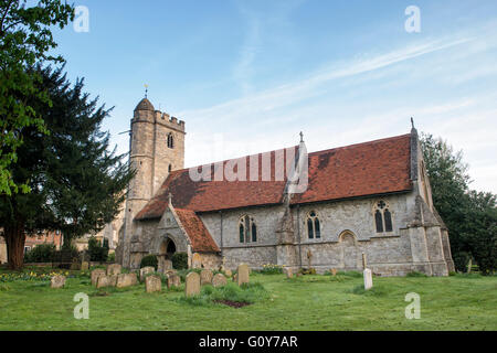 St Peters church, Little Wittenham, South Oxfordshire, England Stock Photo