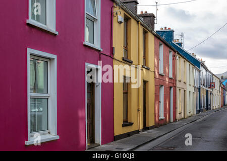 Colorful architecture in Dingle Town, Dingle Peninsula, County Kerry, Republic of Ireland. Stock Photo