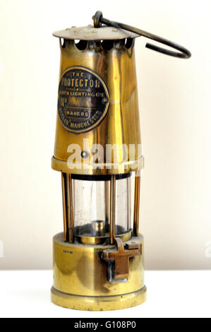 A Davy miners lamp Stock Photo