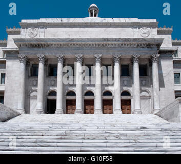 The Puerto Rico Capitol Government Building located near the Old San Juan historic area, Puerto Rico Stock Photo