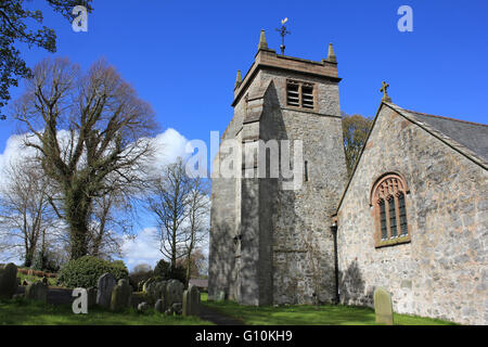St Mary's Church, Cilcain, Flintshire, Wales, UK Stock Photo