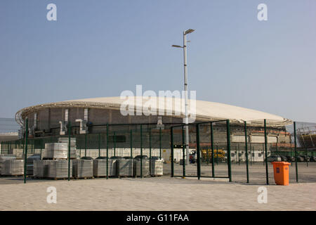 RIO DE JANEIRO, Brazil - 05/06/2016: OLYMPIC SITES - Exterior view of the Olympic Park Rio 2016. In this image you can see the Velodrome. The site also is in the works and images were produced from the outer area of ??the Olympic Park, in the Barra da Tijuca. (Photo: Luiz Souza / FotoArena) Stock Photo