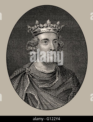 Henry III or Henry of Winchester, 1207 - 1272, King of England Stock Photo