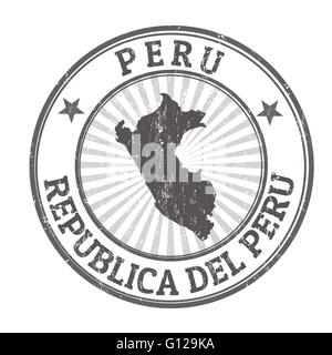 Grunge rubber stamp with the name and map of Argentina, vector ...