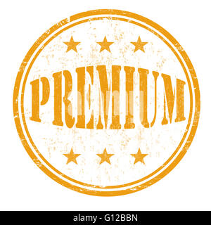 Premium grunge rubber stamp on white background , vector illustration Stock Photo