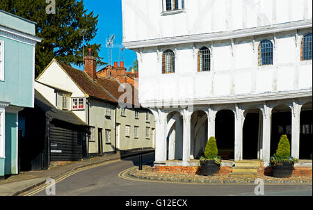 The half-timbered Guildhall in Thaxted, Essex, England UK Stock Photo
