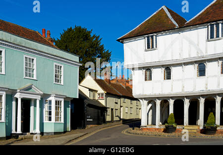 The half-timbered Guildhall in Thaxted, Essex, England UK Stock Photo